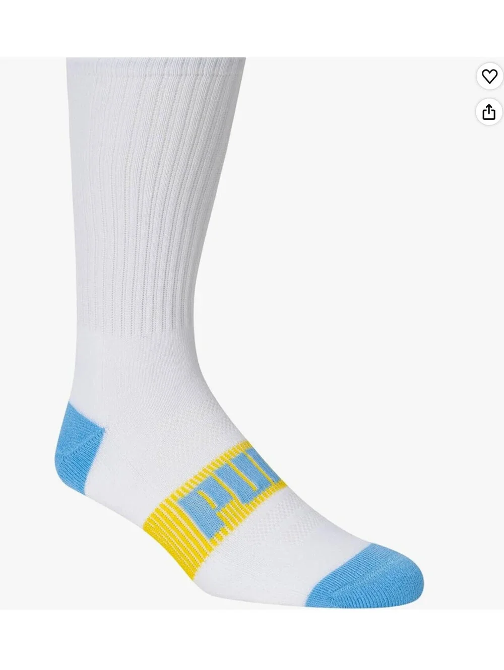 Puma Mens Crew Cushioned Argentina Socks World Cup Soccer Messi Large size 8-12